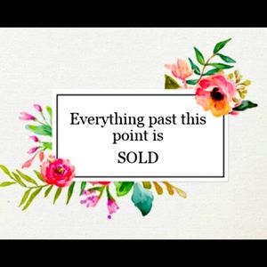 All items below is Sold!